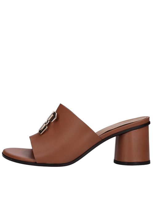 Leather mules FABI | FD8494B VACCHETTACUOIO